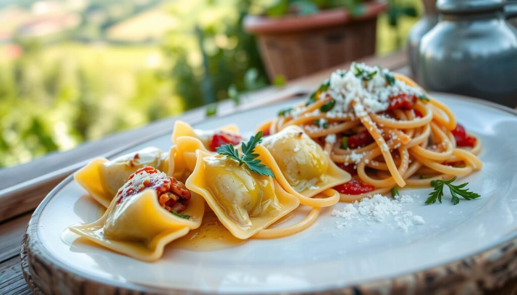 agnolotti and tajarin