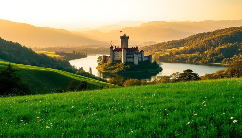 Paesaggio del Castello della Volta