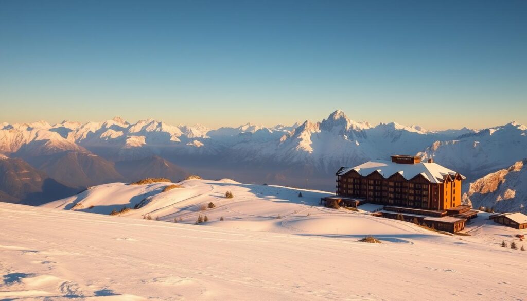 Hotel con vista sulle Alpi
