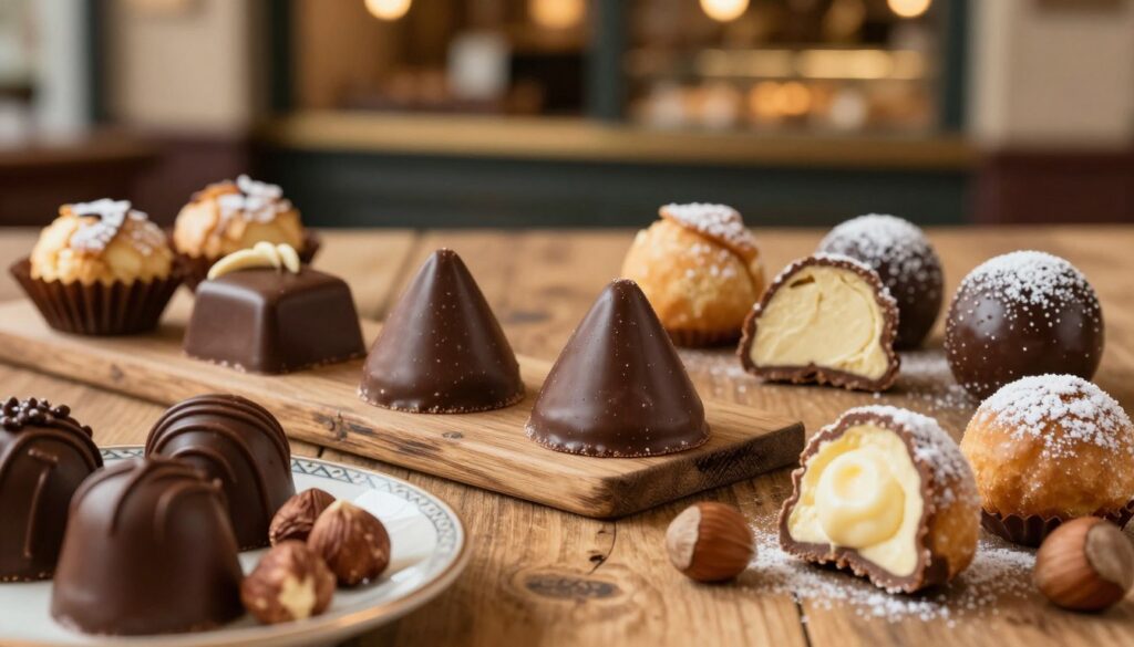 Cioccolato a Torino gianduiotti bignole cuneesi al rum Cioccolato a Torino gianduiotti bignole cuneesi al rum