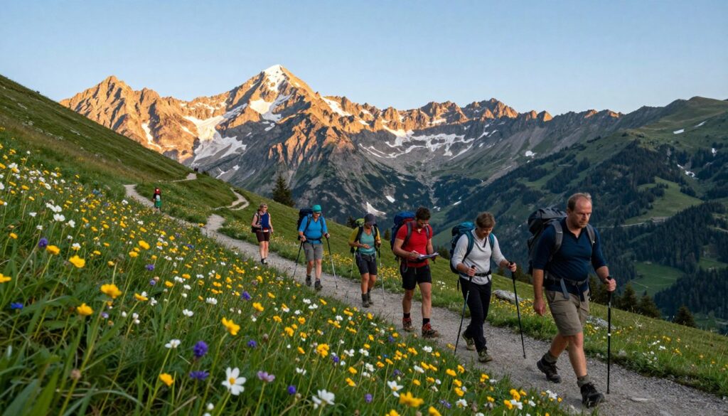 Pianificazione trekking nel parco nazionale gran