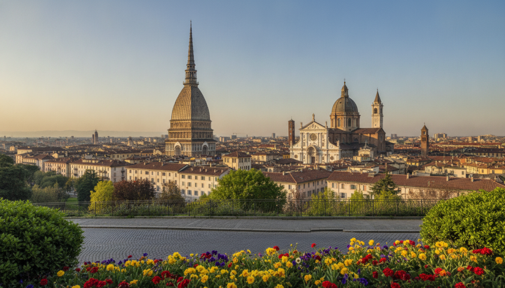 mole antonelliana e duomo di torino mole antonelliana e duomo di torino