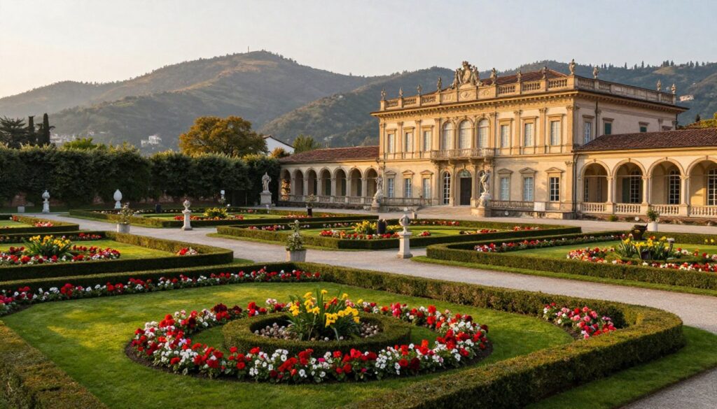 giardini all'italiana villa regina torino